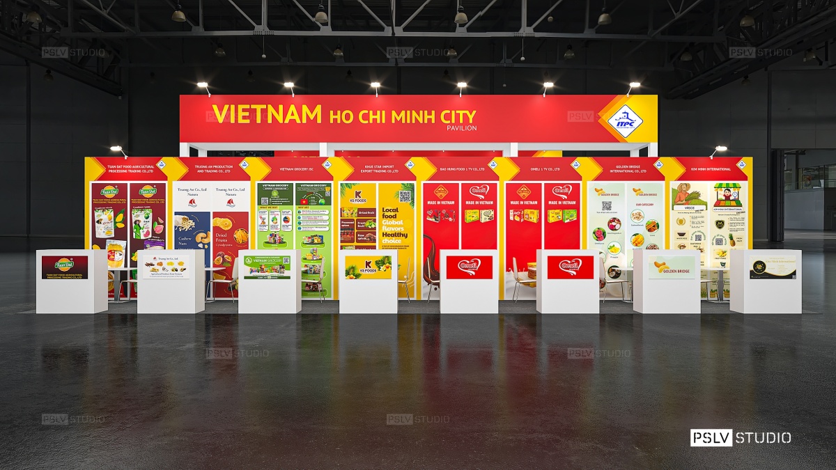 дизайн-проект выставочного стенда vietnam | Поспелов Денис — Студия дизайна