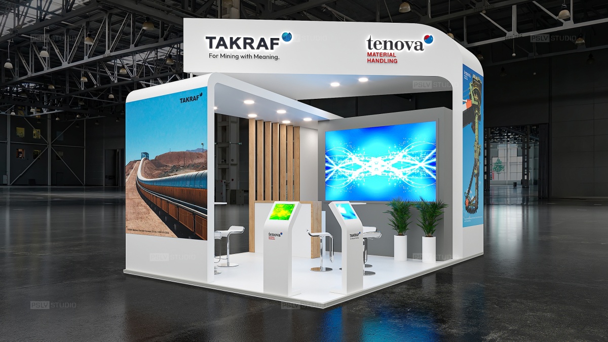 дизайн-проект выставочного стенда takraf | Поспелов Денис — Студия дизайна