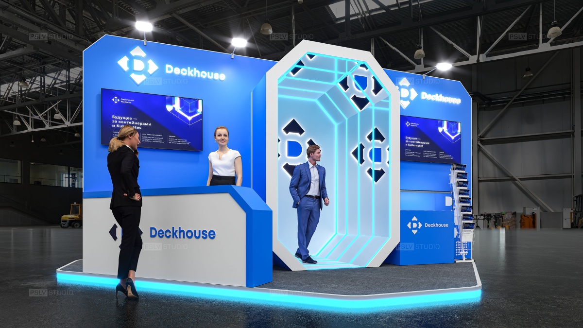 дизайн-проект выставочного стенда deckhouse | Поспелов Денис — Студия дизайна