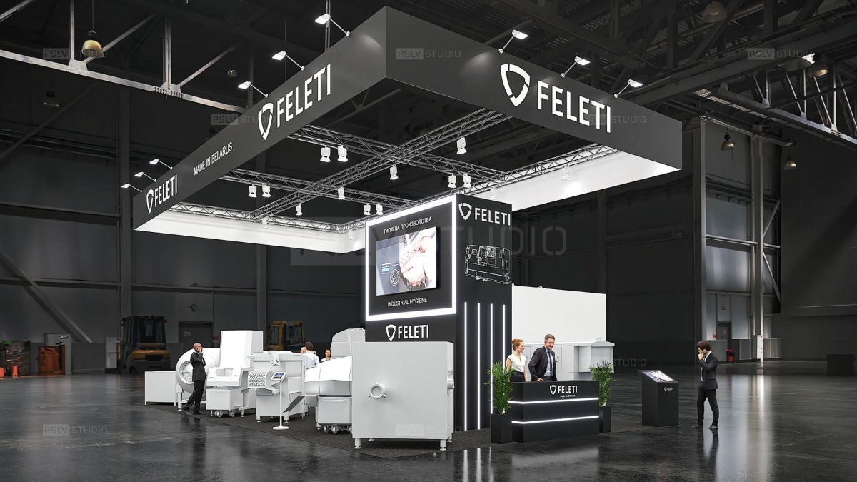 дизайн-проект выставочного стенда feleti | Поспелов Денис — Студия дизайна