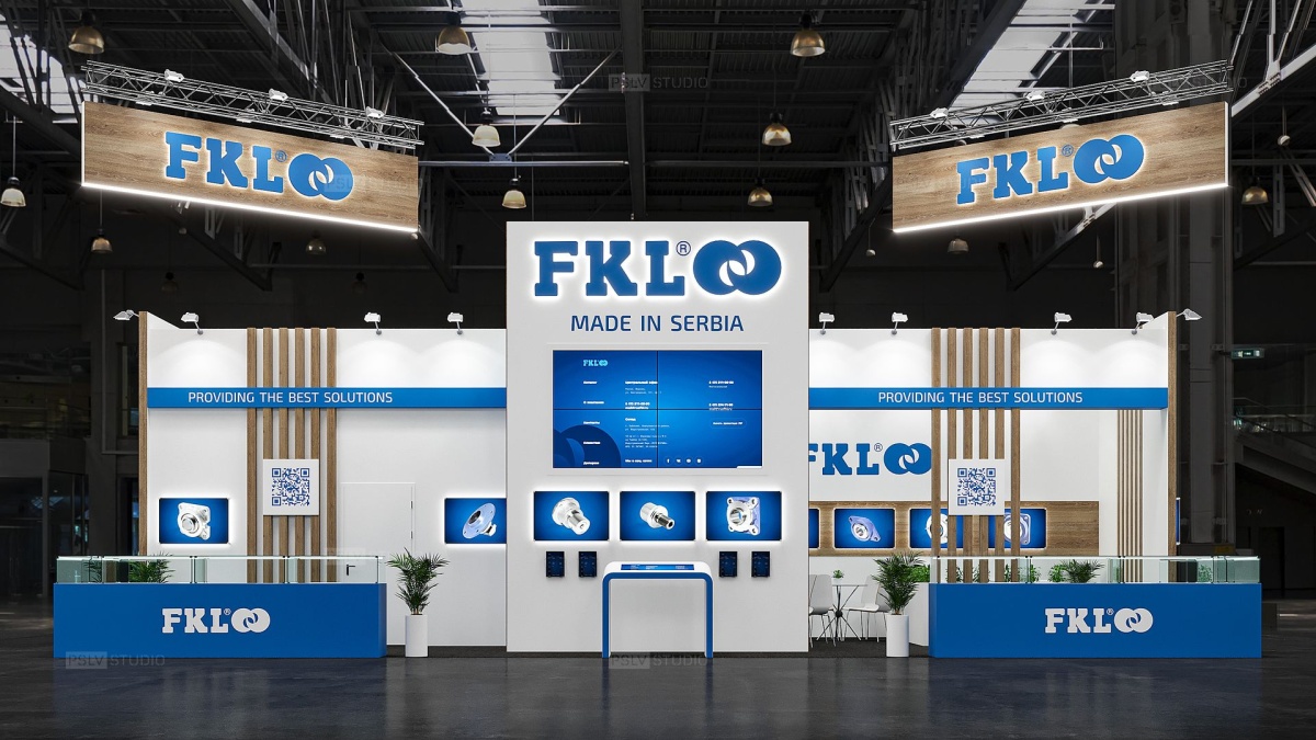 дизайн-проект выставочного стенда fkl | Поспелов Денис — Студия дизайна