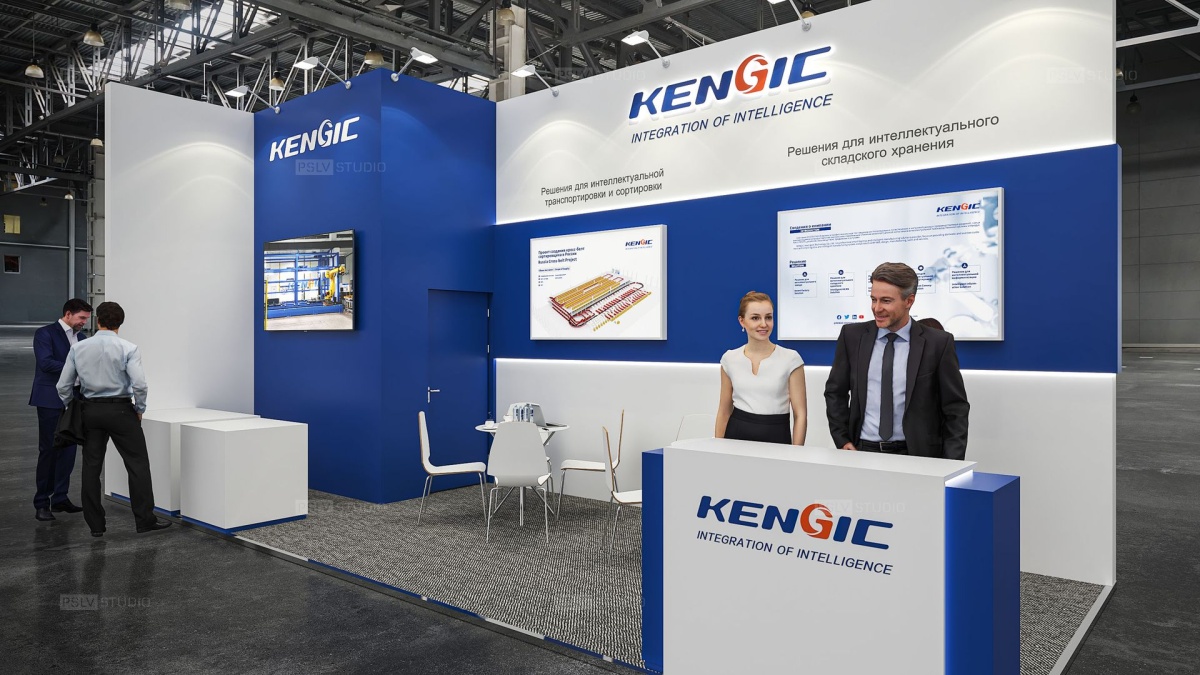 дизайн-проект выставочного стенда kengic | Поспелов Денис — Студия дизайна